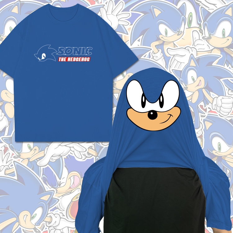 Sonic The Hedgehog Anime Funny Cotton Creative Crew Neck T-Shirt from M to 3XL