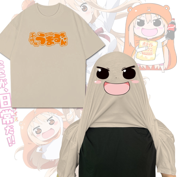 Himouto! Umaru-chan Anime Funny Cotton Creative Crew Neck T-Shirt from M to 3XL