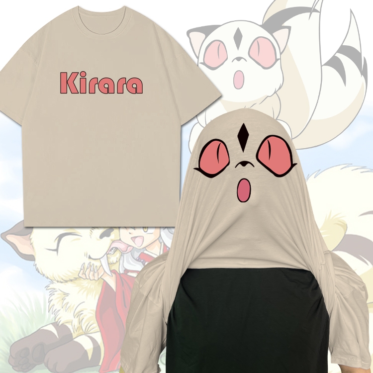 Inuyasha Anime Funny Cotton Creative Crew Neck T-Shirt from M to 3XL