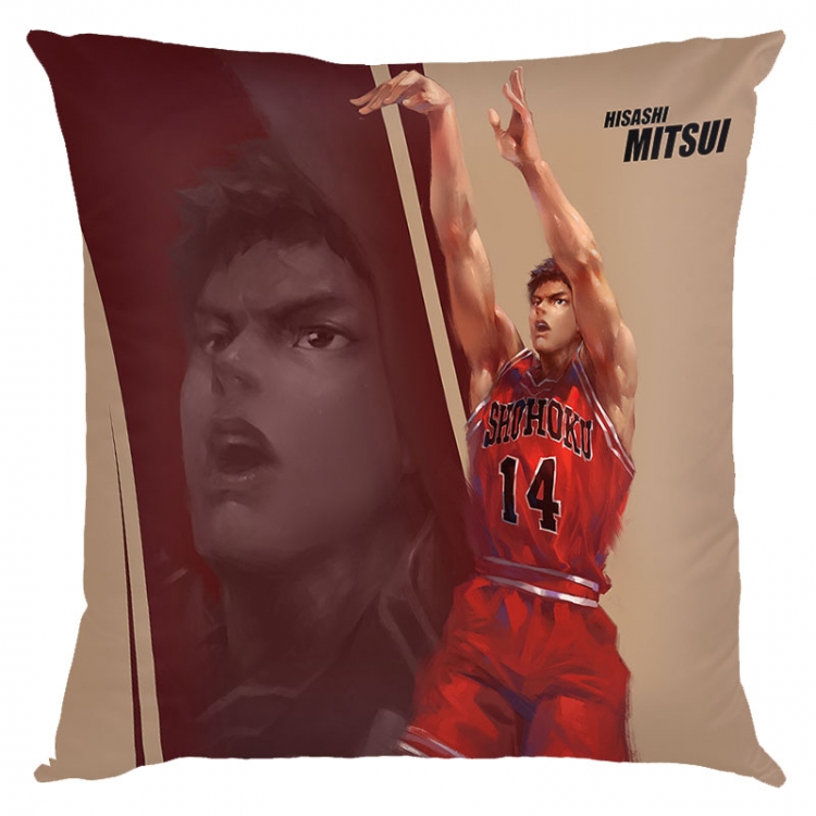 Slam Dunk Anime square full-color pillow cushion 45X45CM NO FILLING   G1-20