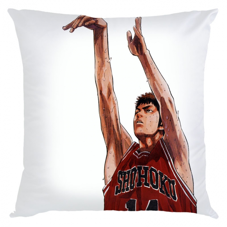 Slam Dunk Anime square full-color pillow cushion 45X45CM NO FILLING  G1-13