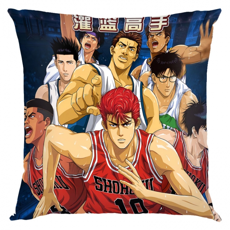 Slam Dunk Anime square full-color pillow cushion 45X45CM NO FILLING G1-60