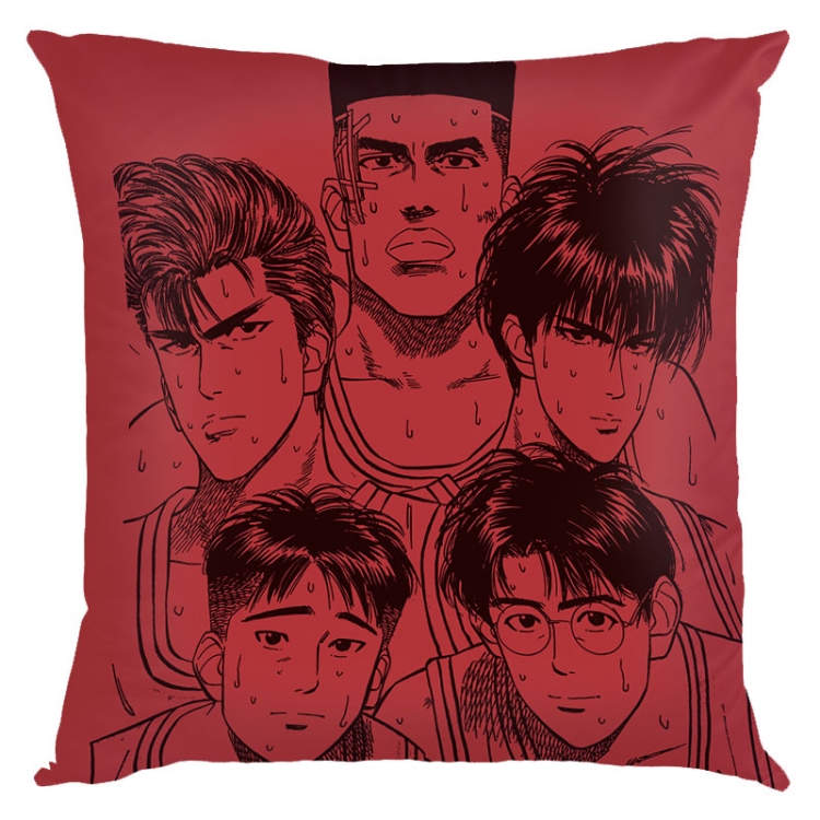 Slam Dunk Anime square full-color pillow cushion 45X45CM NO FILLING   G1-70