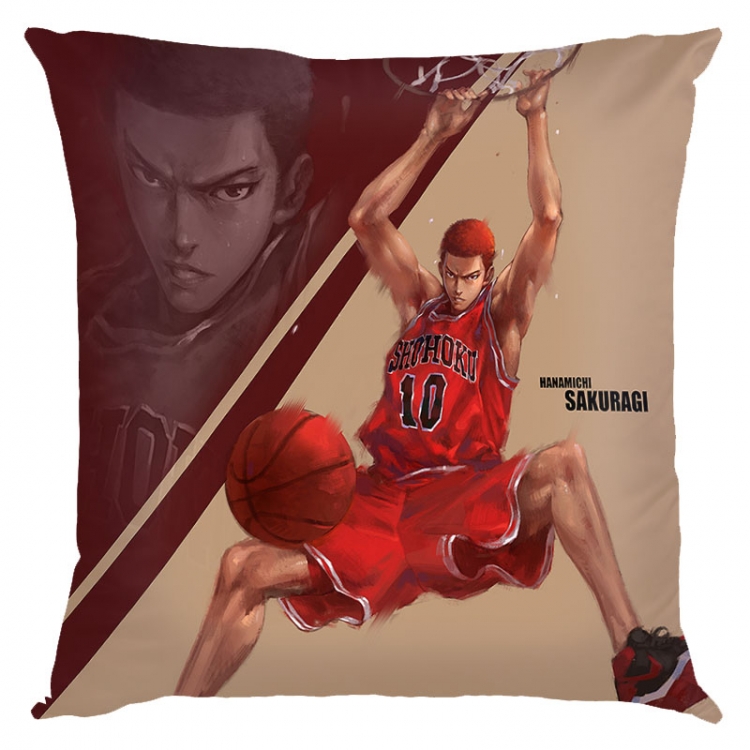 Slam Dunk Anime square full-color pillow cushion 45X45CM NO FILLING   G1-23