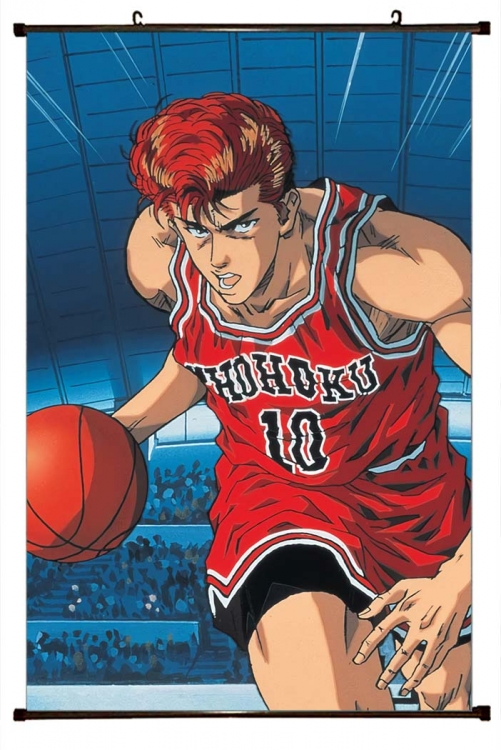 Slam Dunk Anime Black Plastic Rod Canvas Painting 60X90CM  G1-95