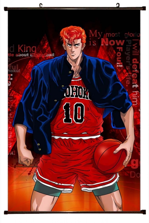 Slam Dunk Anime Black Plastic Rod Canvas Painting 60X90CM  G1-73