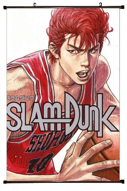 Slam Dunk Anime Black Plastic Rod Canvas Painting 60X90CM  G1-28