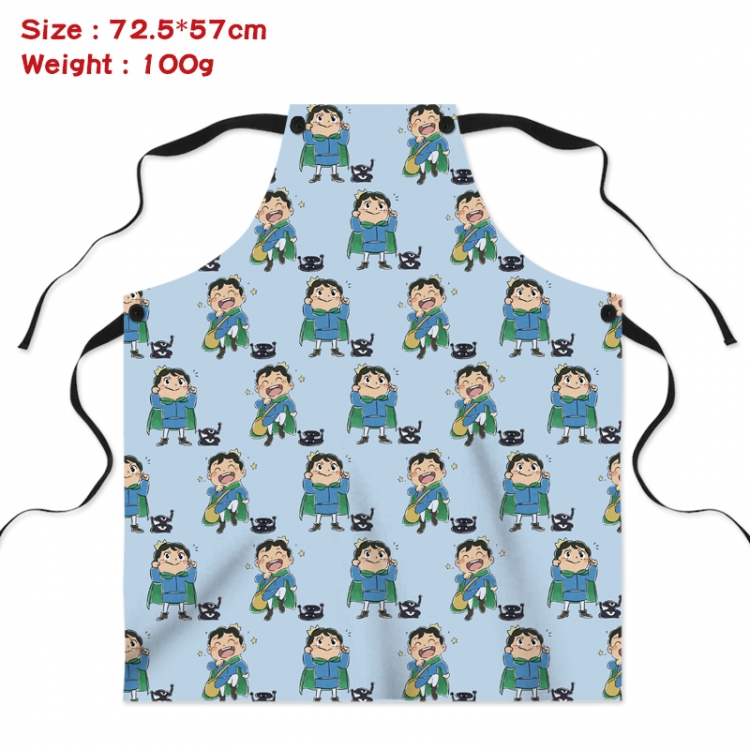 king ranking Anime Creative Digital Printing Apron 72.5x57cm