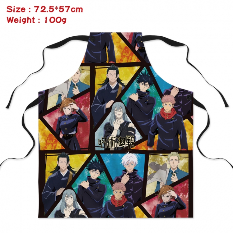 Jujutsu Kaisen Anime Creative Digital Printing Apron 72.5x57cm