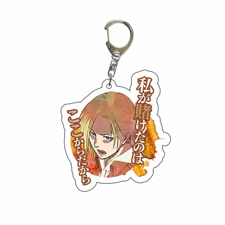 Shingeki no Kyojin Anime acrylic Key Chain  price for 5 pcs  8558