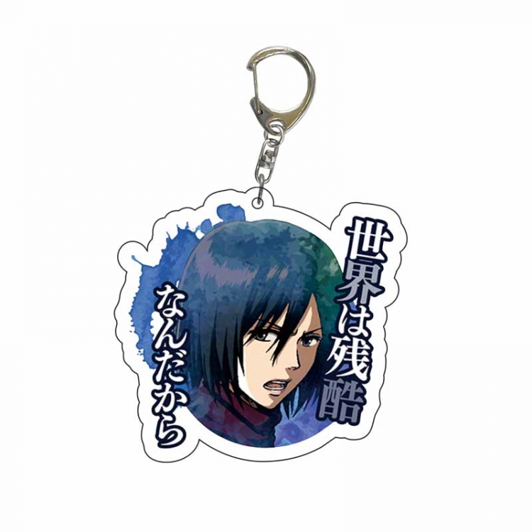 Shingeki no Kyojin Anime acrylic Key Chain  price for 5 pcs 8556