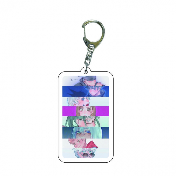 Jujutsu Kaisen   Anime acrylic Key Chain  price for 5 pcs 8448