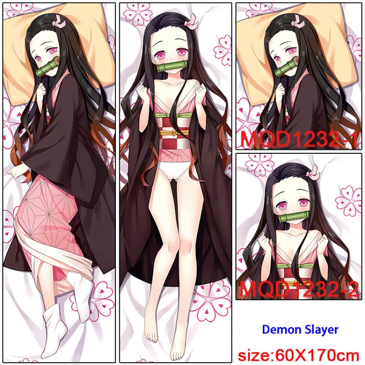 Demon Slayer Kimets  Anime body pillow cushion  50X150CM NO FILLING MQD-1232-3