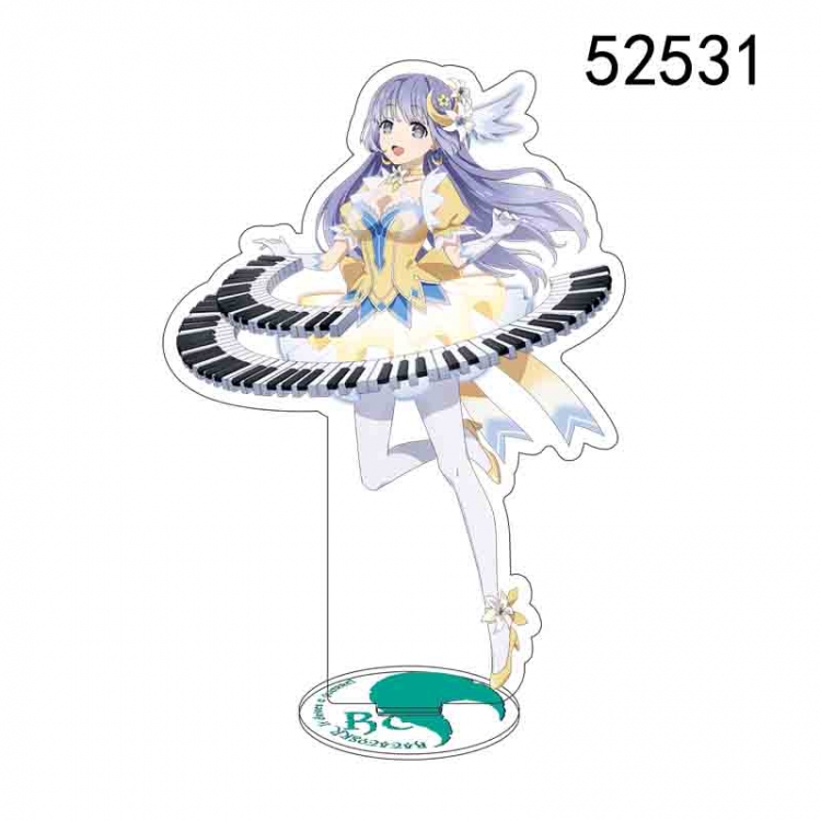 Date-A-Live Anime characters acrylic Standing Plates Keychain 15CM 52531