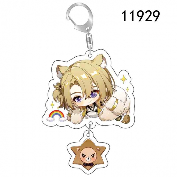 にじさんじAnime acrylic Pendant Key Chain  price for 5 pcs 11929