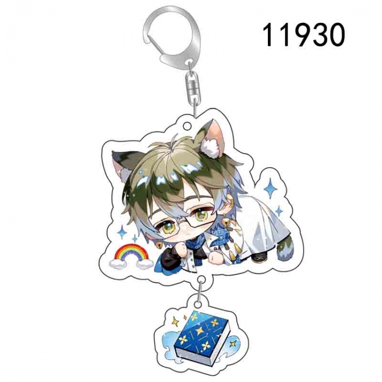 にじさんじAnime acrylic Pendant Key Chain  price for 5 pcs 11930