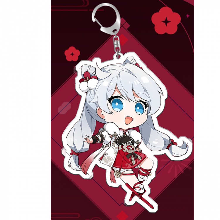 Collapse 3 Anime acrylic Key Chain  price for 5 pcs 11909