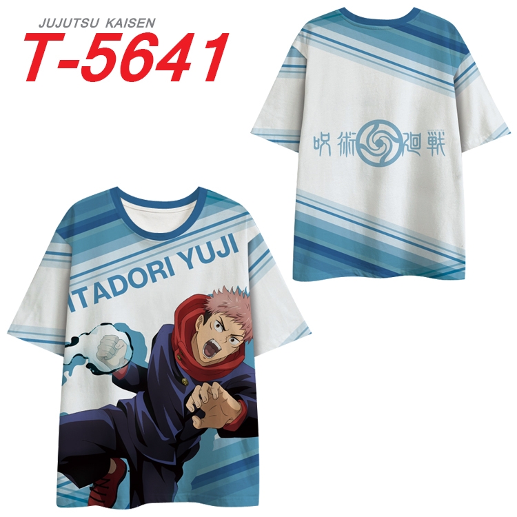 Jujutsu Kaisen  Anime Peripheral Full Color Milk Silk Short Sleeve T-Shirt from S to 6XL T-5641