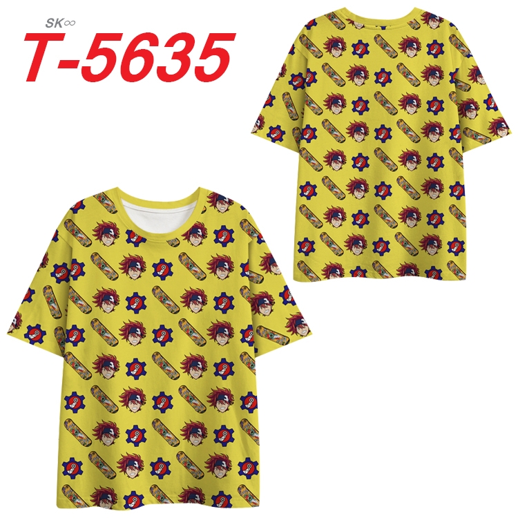 SK∞ Anime Peripheral Full Color Milk Silk Short Sleeve T-Shirt from S to 6XL T-5635