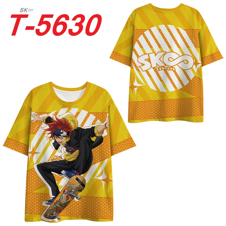 SK∞ Anime Peripheral Full Color Milk Silk Short Sleeve T-Shirt from S to 6XL T-5630