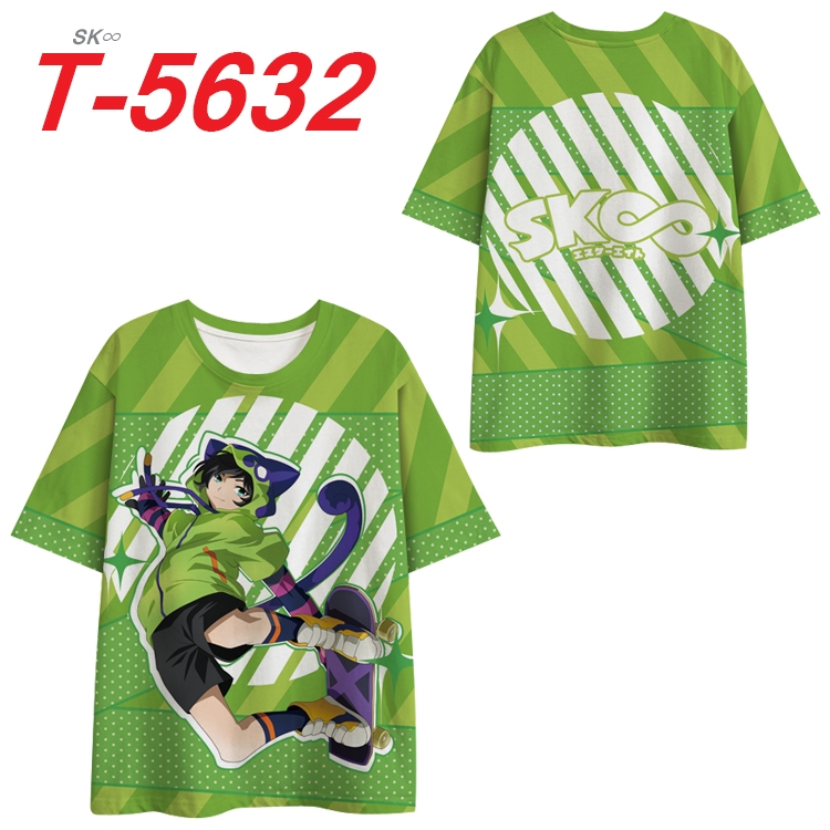 SK∞ Anime Peripheral Full Color Milk Silk Short Sleeve T-Shirt from S to 6XL T-5632