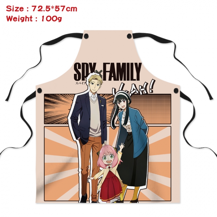 SPY×FAMILY  Anime Creative Digital Printing Apron 72.5x57cm