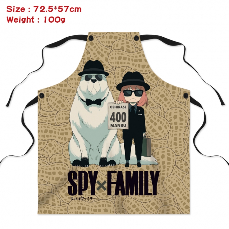 SPY×FAMILY  Anime Creative Digital Printing Apron 72.5x57cm