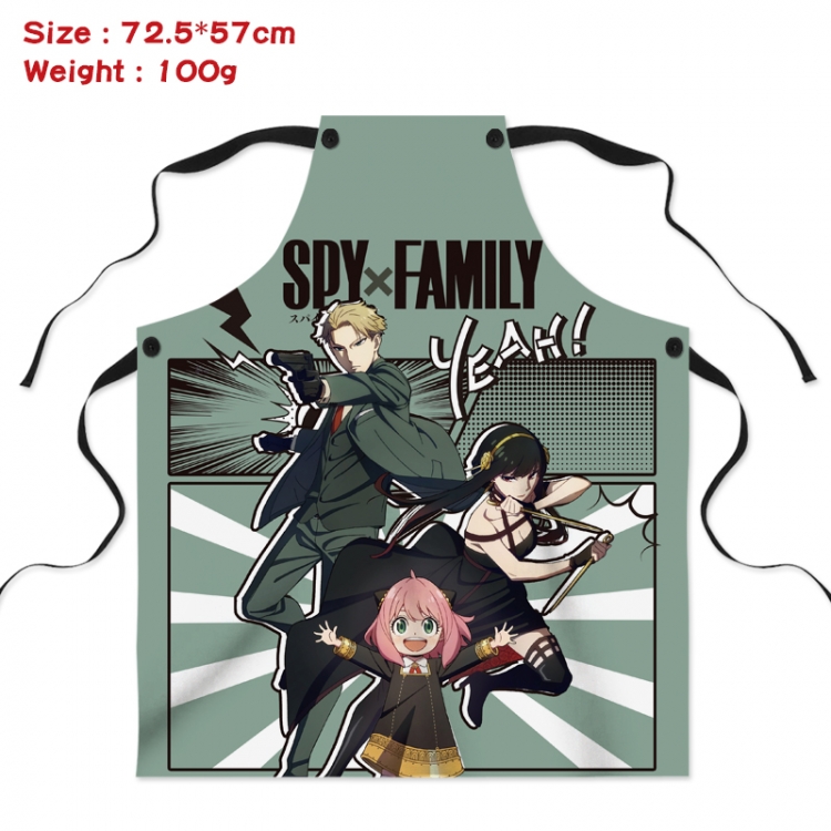 SPY×FAMILY  Anime Creative Digital Printing Apron 72.5x57cm