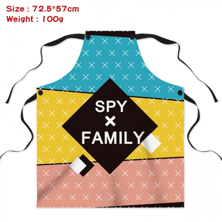 SPY×FAMILY  Anime Creative Digital Printing Apron 72.5x57cm