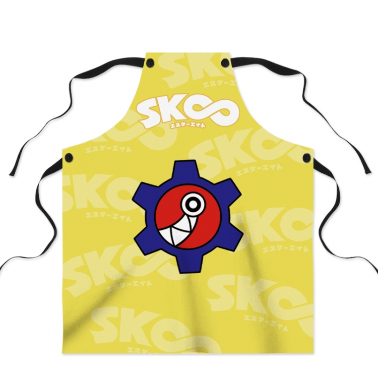 SK∞ Anime Creative Digital Printing Apron 72.5x57cm