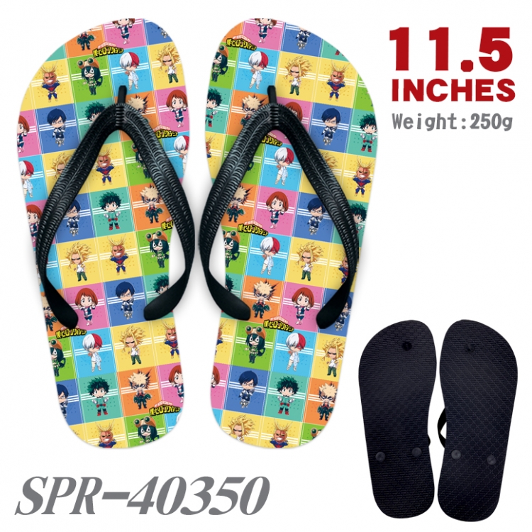 My Hero Academia Thickened rubber flip-flops slipper average size SPR-40350