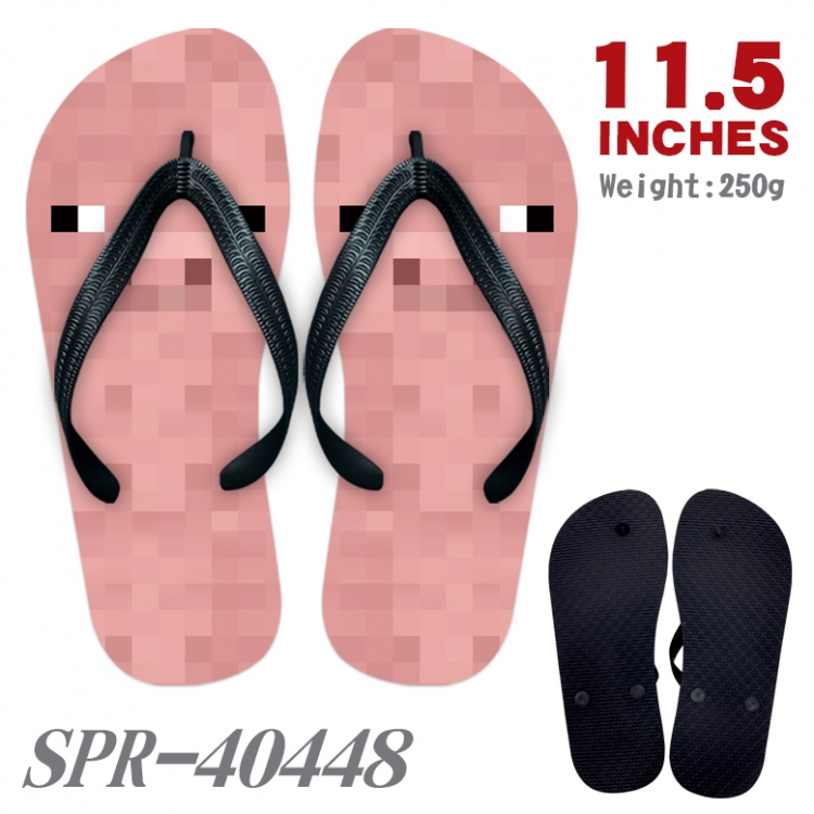 Minecraft Thickened rubber flip-flops slipper average size SPR-40448