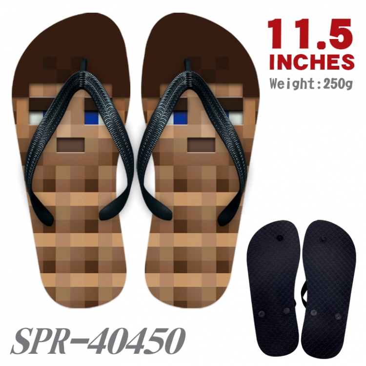 Minecraft Thickened rubber flip-flops slipper average size SPR-40450