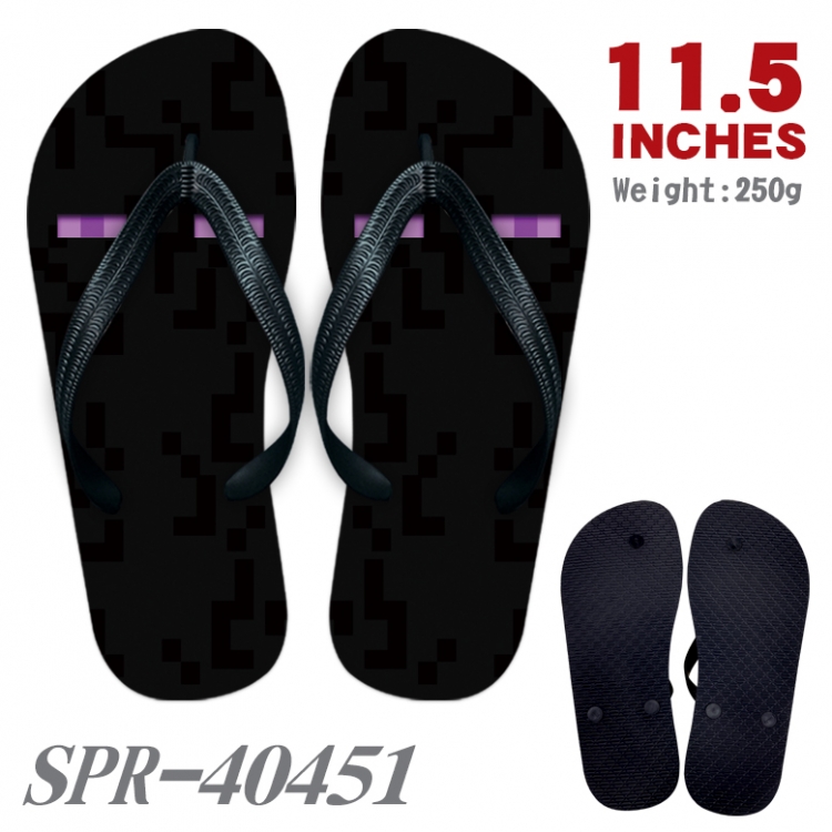 Minecraft Thickened rubber flip-flops slipper average size SPR-40451