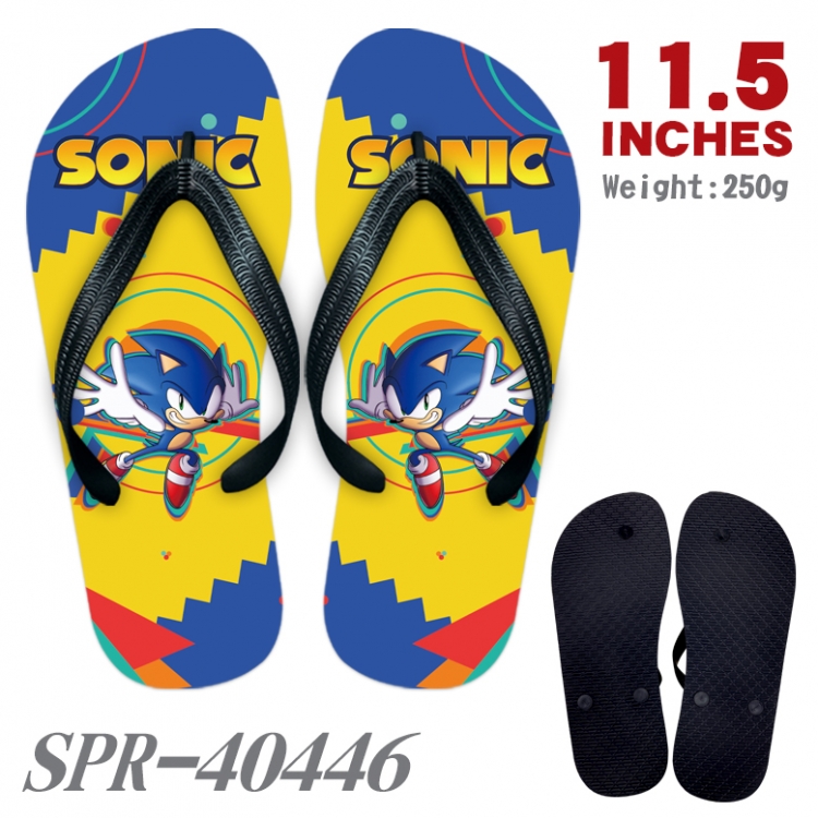 Sonic The Hedgehog Thickened rubber flip-flops slipper average size SPR-40446