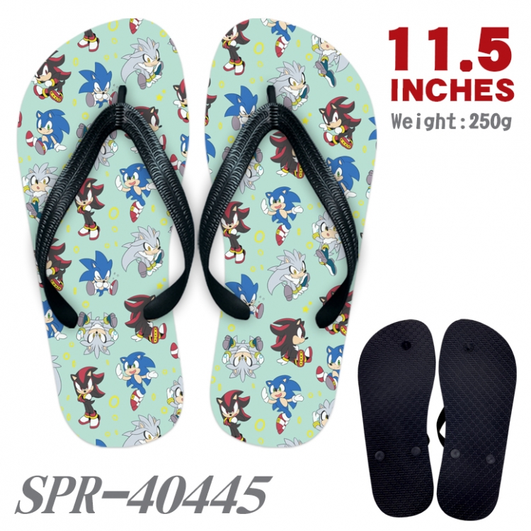 Sonic The Hedgehog Thickened rubber flip-flops slipper average size  SPR-40445