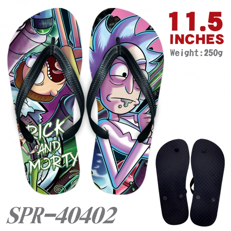 Rick and Morty Thickened rubber flip-flops slipper average size SPR-40402