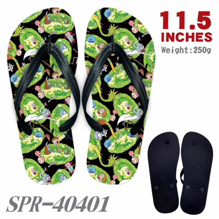 Rick and Morty Thickened rubber flip-flops slipper average size SPR-40401