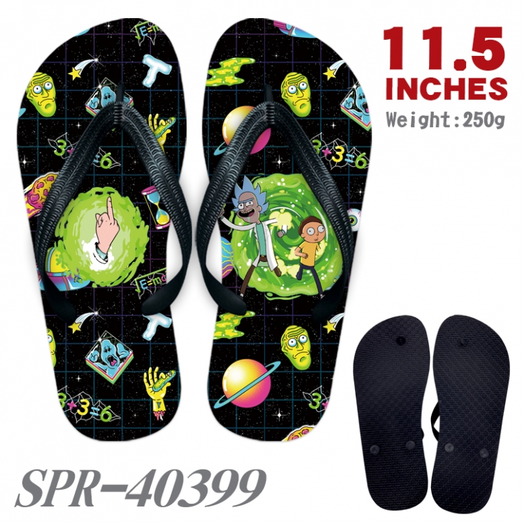 Rick and Morty Thickened rubber flip-flops slipper average size SPR-40399