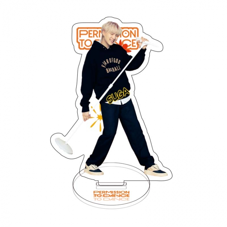 BTS  characters acrylic Standing Plates Keychain 10cm