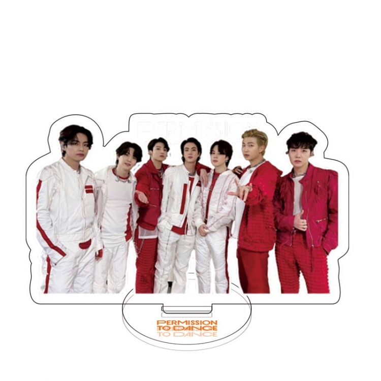 BTS  characters acrylic Standing Plates Keychain 10cm