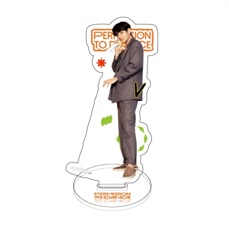 BTS  characters acrylic Standing Plates Keychain 10cm