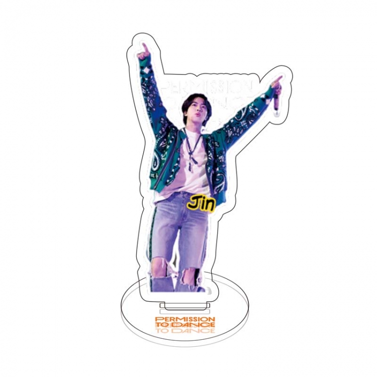 BTS  characters acrylic Standing Plates Keychain 10cm