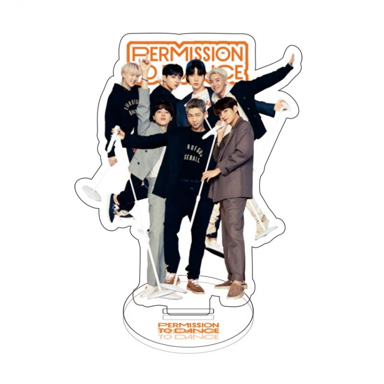 BTS  characters acrylic Standing Plates Keychain10cm