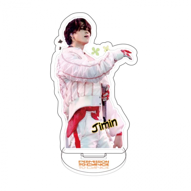 BTS  characters acrylic Standing Plates Keychain 10cm