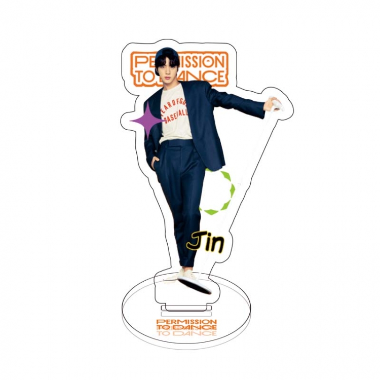 BTS  characters acrylic Standing Plates Keychain 10cm