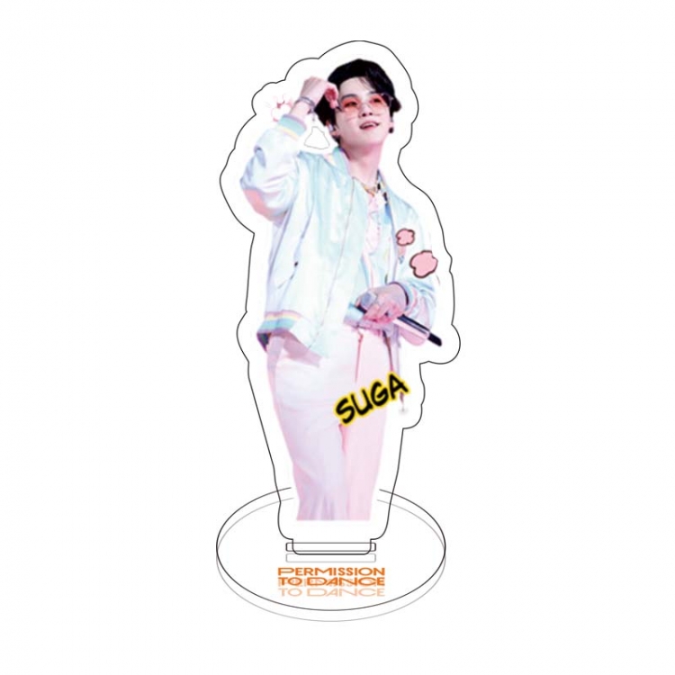 BTS  characters acrylic Standing Plates Keychain 10cm