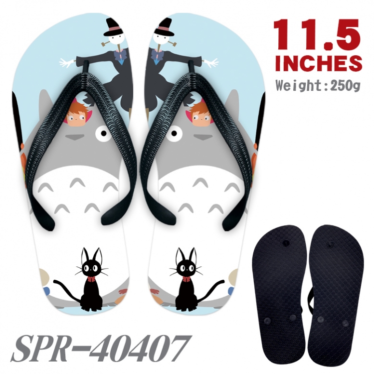 TOTORO Thickened rubber flip-flops slipper average size SPR-40407