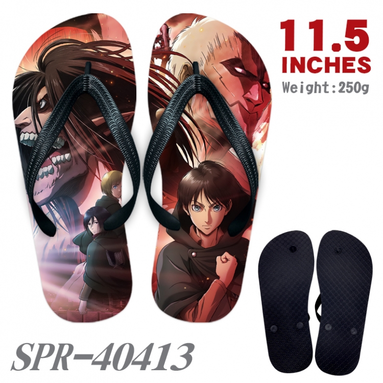 Shingeki no Kyojin Thickened rubber flip-flops slipper average size  SPR-40413