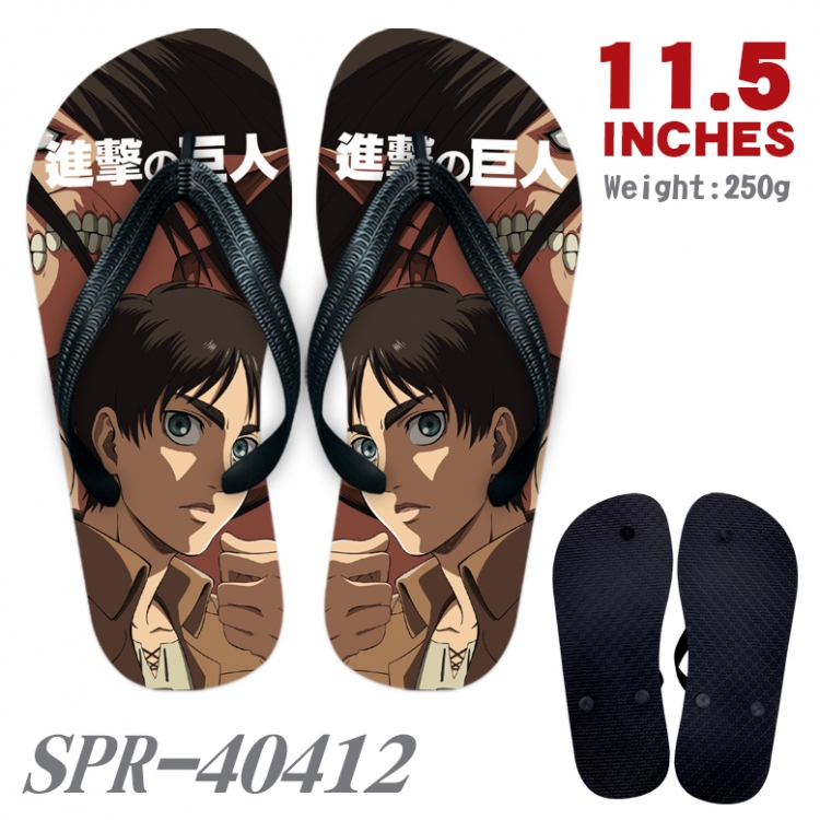 Shingeki no Kyojin Thickened rubber flip-flops slipper average size  SPR-40412